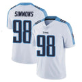 Tuec T.Titans #98 Jeffery Simmons Player White Limited Vapor Untouchable Home Game Stitched Jerseys
