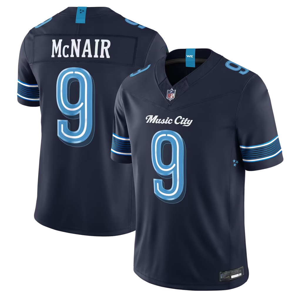 Tuec T.Titans #9 Steve McNair Navy 2026 Rivalries Collection Limited Stitched Jerseys
