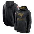 Tuec TB.Buccaneers  Blank Player Black Salute to Service Sideline Performance Pullover Hoodies Home Game Stitched Jerseys