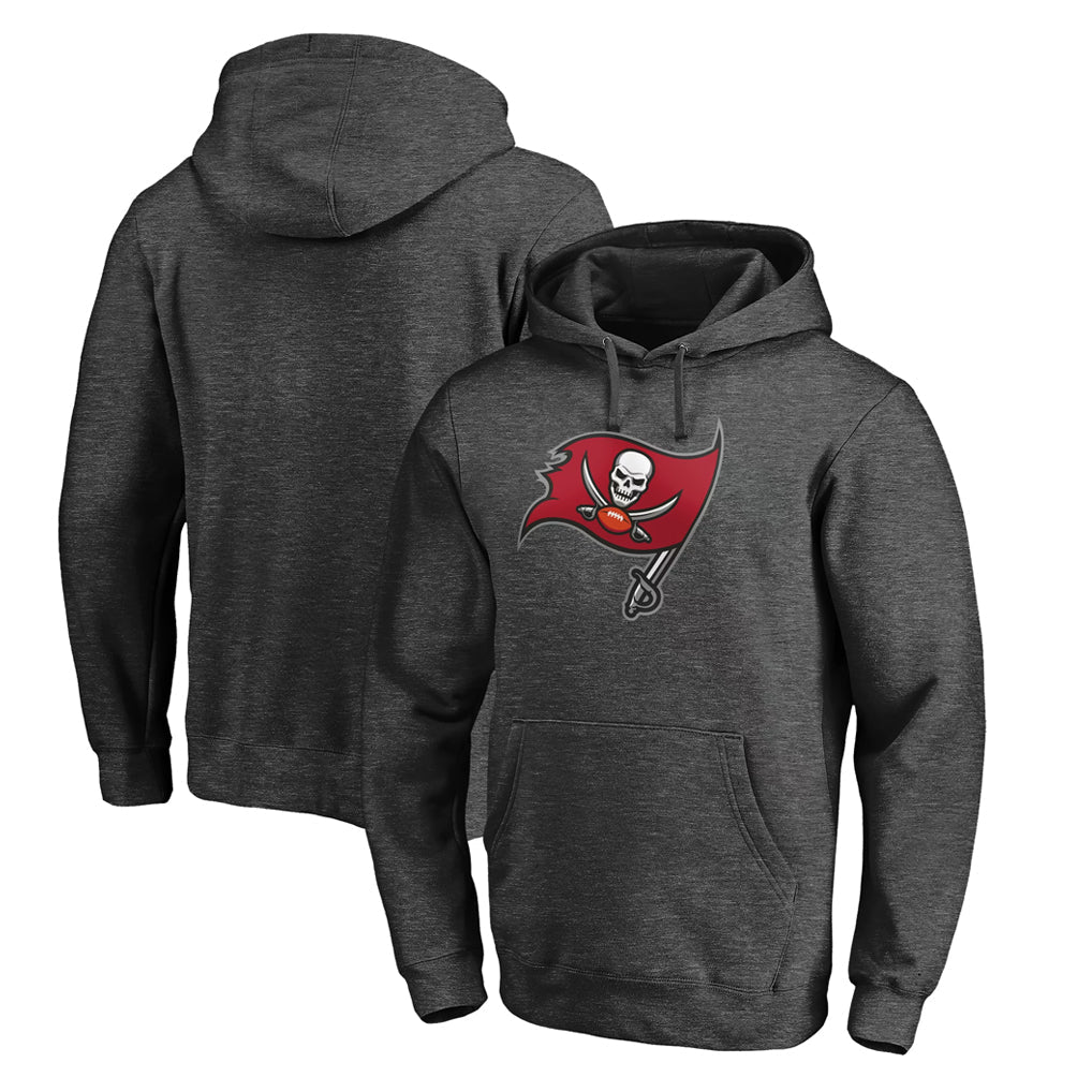Tuec TB.Buccaneers  Blank Player Gray LOGO Pullover Hoodie Home Game Stitched Jerseys