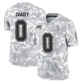 Tuec TB.Buccaneers #0 Yaya Diaby Player Arctic Camo Limited Salute To Service Home Game Stitched Jerseys