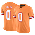 Tuec TB.Buccaneers #0 Yaya Diaby Player Orange Limited Vapor F.U.S.E. Home Game Stitched Jerseys