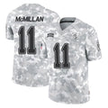 Tuec TB.Buccaneers #11 Jalen McMillan Player Arctic Camo Limited Salute To Service Home Game Stitched Jerseys