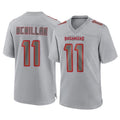 Tuec TB.Buccaneers #11 Jalen McMillan Player Gray Atmosphere Fashion Home Game Stitched Jerseys