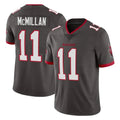 Tuec TB.Buccaneers #11 Jalen McMillan Player Pewter Limited Alternate Vapor Home Game Stitched Jerseys