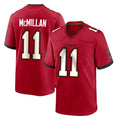 Tuec TB.Buccaneers #11 Jalen McMillan Player Red Home Game Stitched Jerseys
