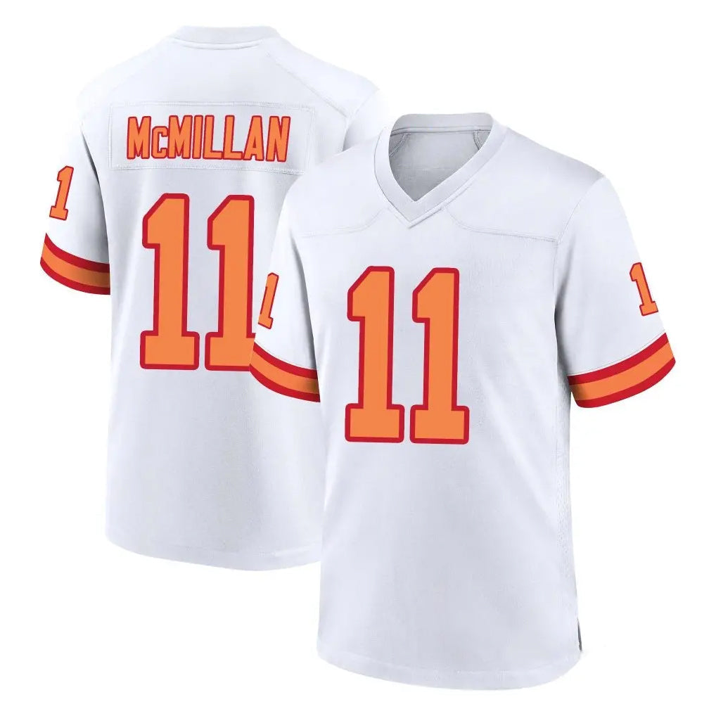 Tuec TB.Buccaneers #11 Jalen McMillan Player White '76 Home Game Stitched Jerseys