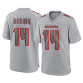 Tuec TB.Buccaneers #14 Chris Godwin Jr. Player Gray Atmosphere Fashion Home Game Stitched Jerseys