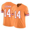Tuec TB.Buccaneers #14 Chris Godwin Jr. Player Orange Limited Vapor F.U.S.E. Home Game Stitched Jerseys