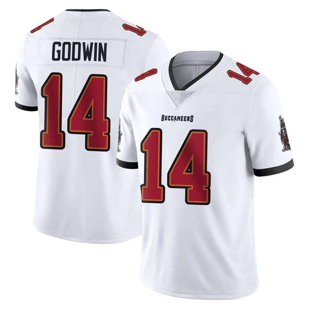 Tuec TB.Buccaneers #14 Chris Godwin Jr. Player White Limited Vapor Untouchable Home Game Stitched Jerseys