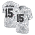 Tuec TB.Buccaneers #15 Tez Johnson Player Arctic Camo Limited Salute To Service Home Game Stitched Jerseys