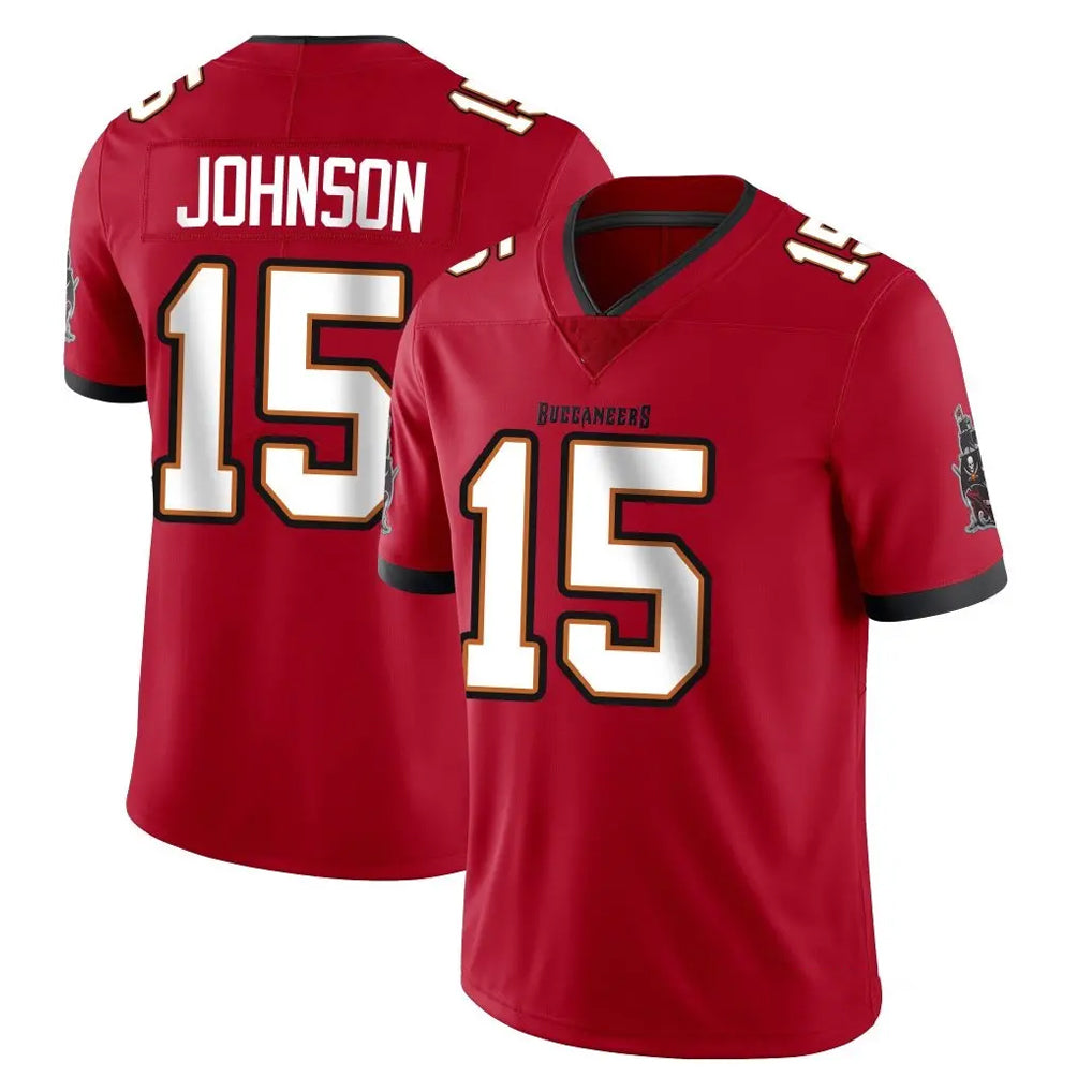 Tuec TB.Buccaneers #15 Tez Johnson Player Red Limited Vapor Home Game Stitched Jerseys