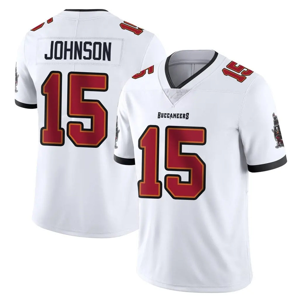 Tuec TB.Buccaneers #15 Tez Johnson Player White Limited Vapor Untouchable Home Game Stitched Jerseys