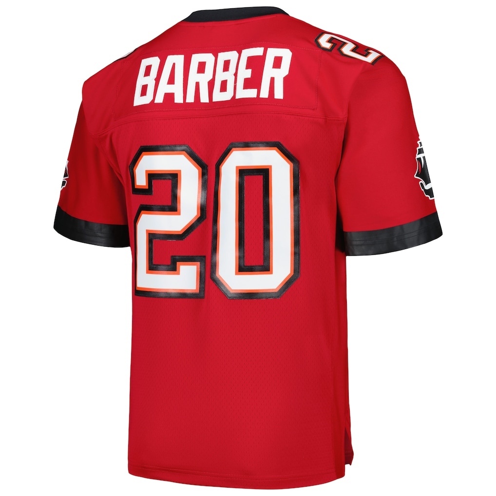 Tuec TB.Buccaneers #20 Ronde Barber Mitchell & Ness Red Legacy Replica Jersey Stitched Puhic