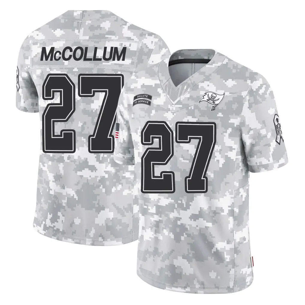 Tuec TB.Buccaneers #27 Zyon McCollum Player Arctic Camo Limited Salute To Service Home Game Stitched Jerseys
