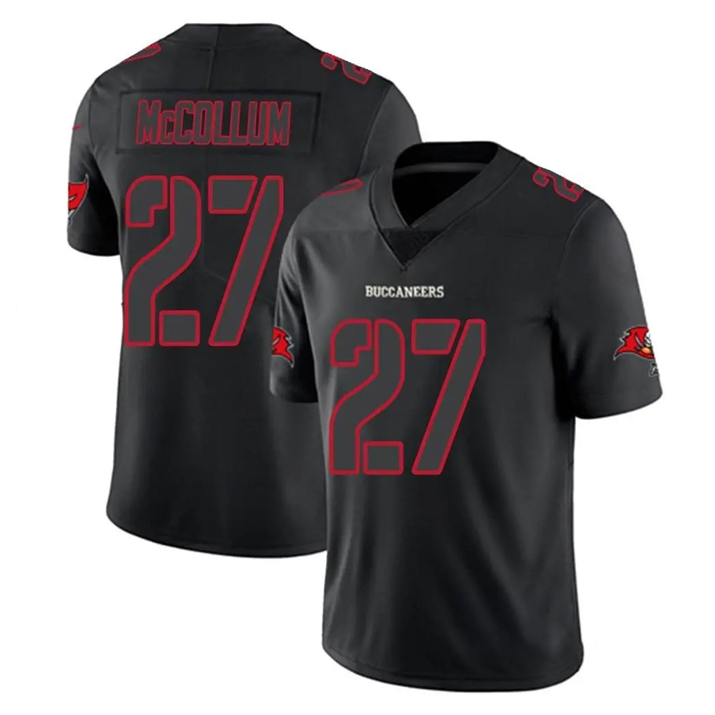 Tuec TB.Buccaneers #27 Zyon McCollum Player Black Impact Limited Home Game Stitched Jerseys