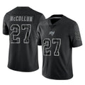 Tuec TB.Buccaneers #27 Zyon McCollum Player Black Reflective Limited Home Game Stitched Jerseys