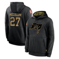 Tuec TB.Buccaneers #27 Zyon McCollum Player Black Salute to Service Sideline Performance Pullover Hoodies Home Game Stitched Jerseys
