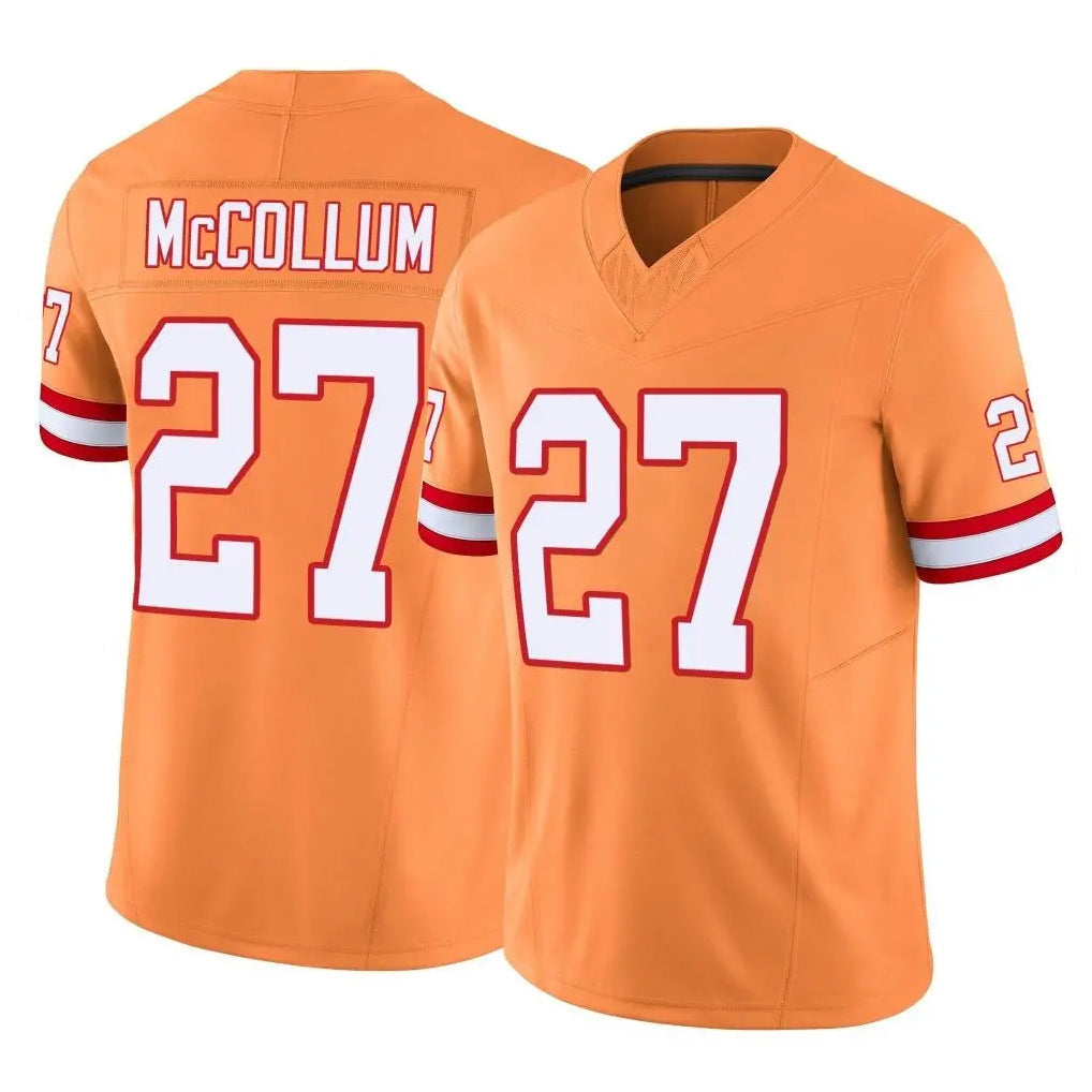 Tuec TB.Buccaneers #27 Zyon McCollum Player Orange Limited Vapor F.U.S.E. Home Game Stitched Jerseys
