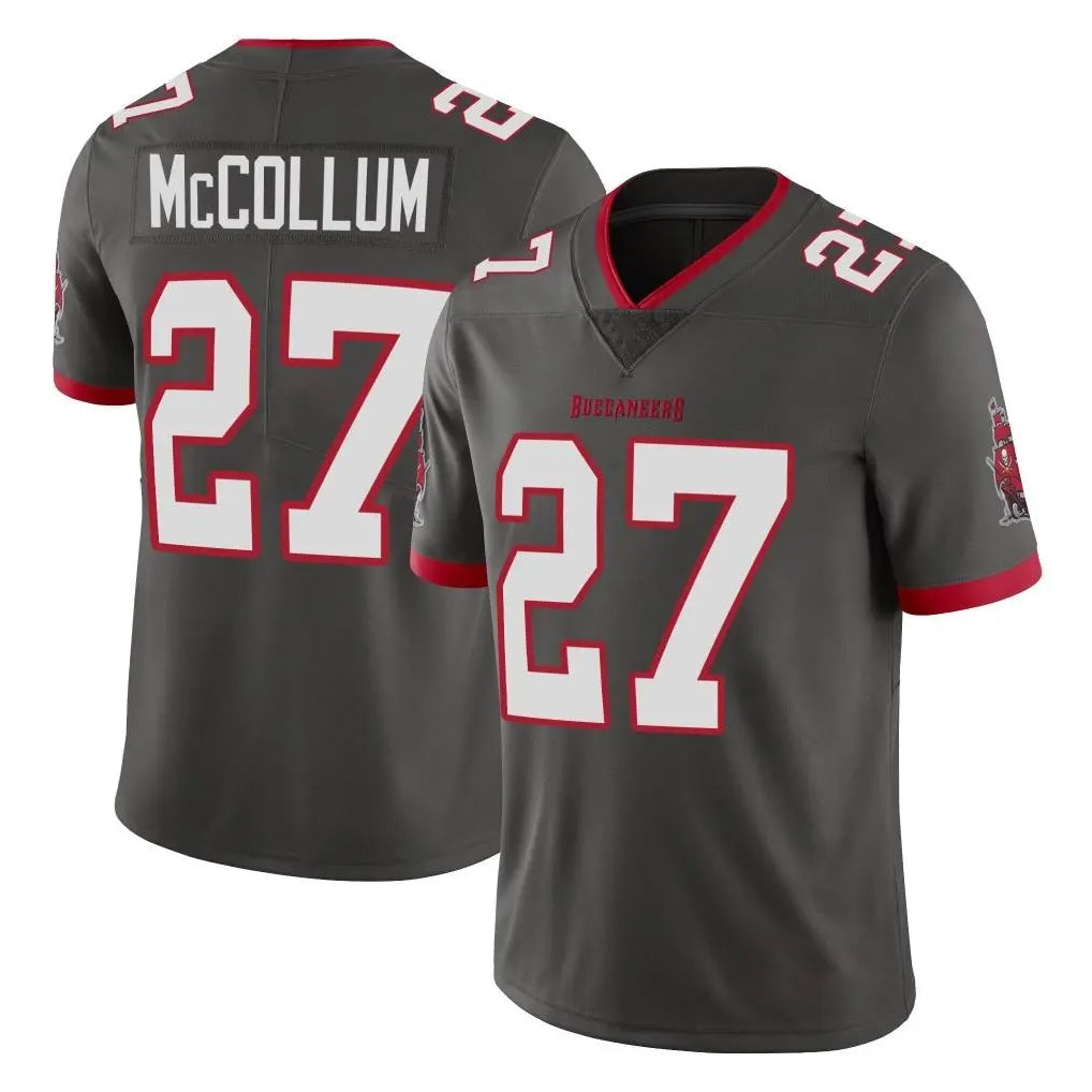 Tuec TB.Buccaneers #27 Zyon McCollum Player Pewter Limited Alternate Vapor Home Game Stitched Jerseys