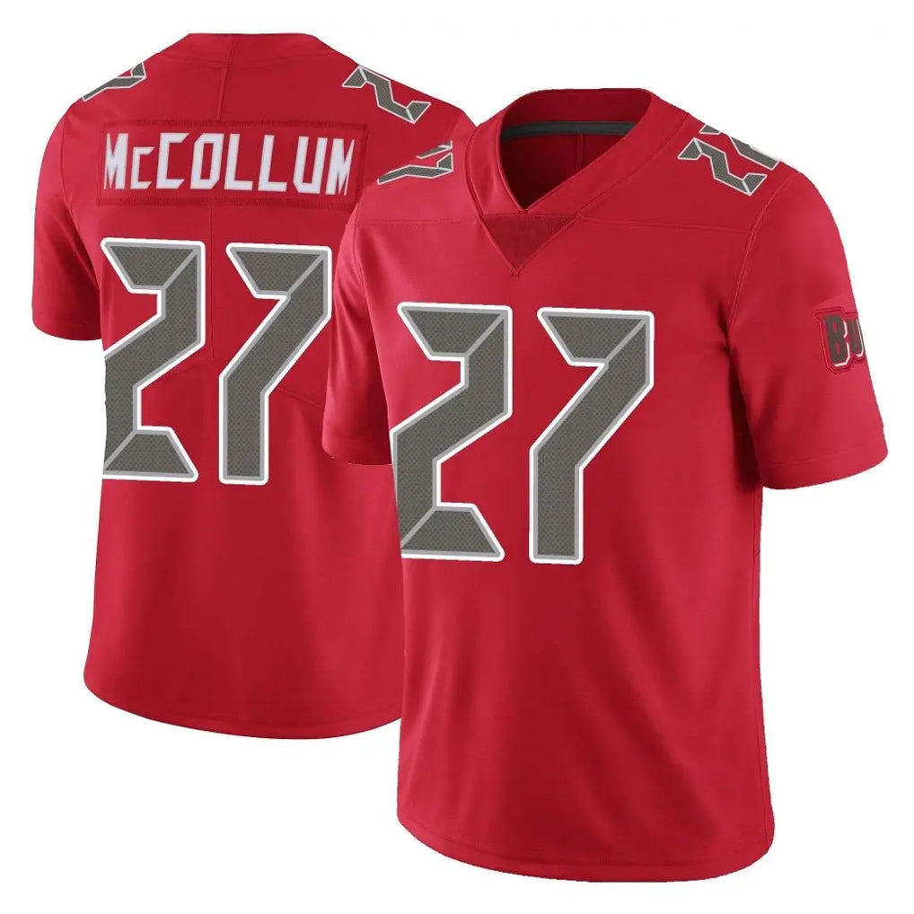 Tuec TB.Buccaneers #27 Zyon McCollum Player Red Limited Color Rush Home Game Stitched Jerseys