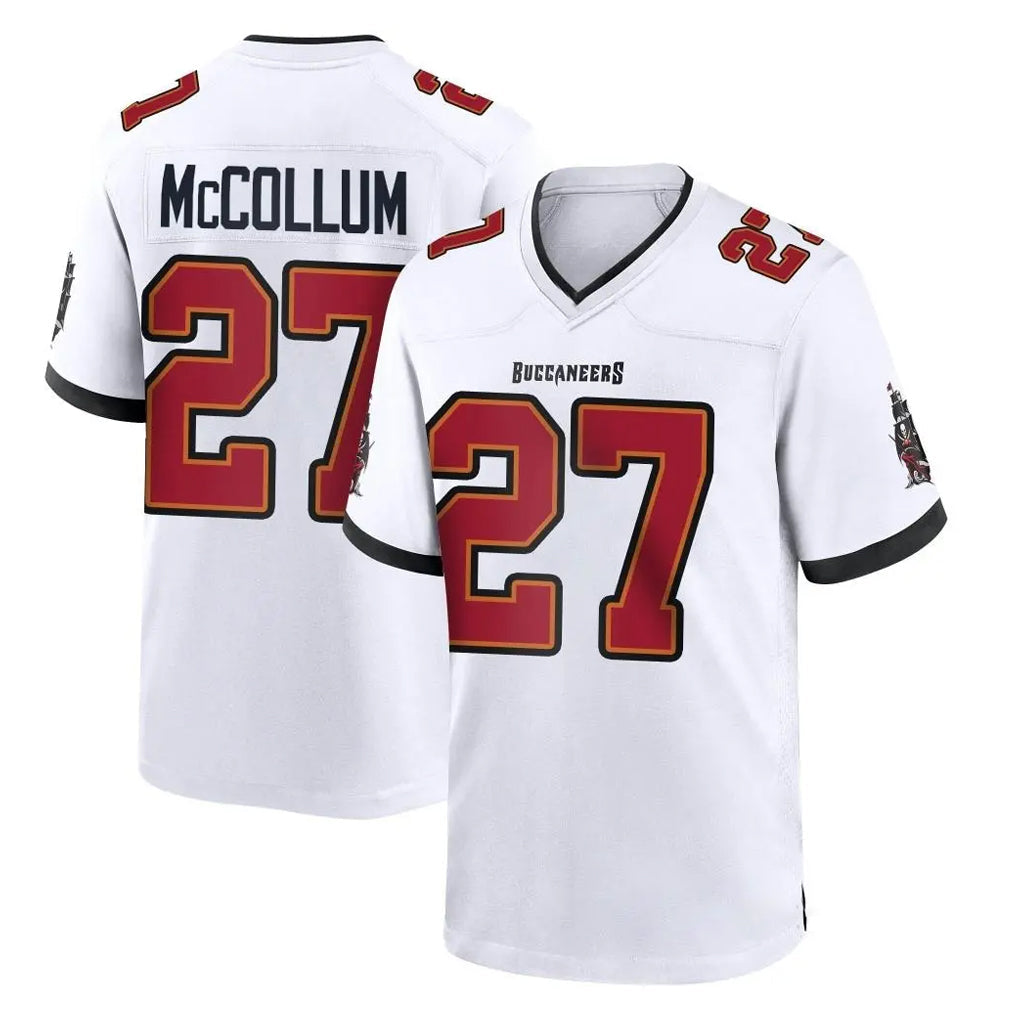Tuec TB.Buccaneers #27 Zyon McCollum Player White Home Game Stitched Jerseys