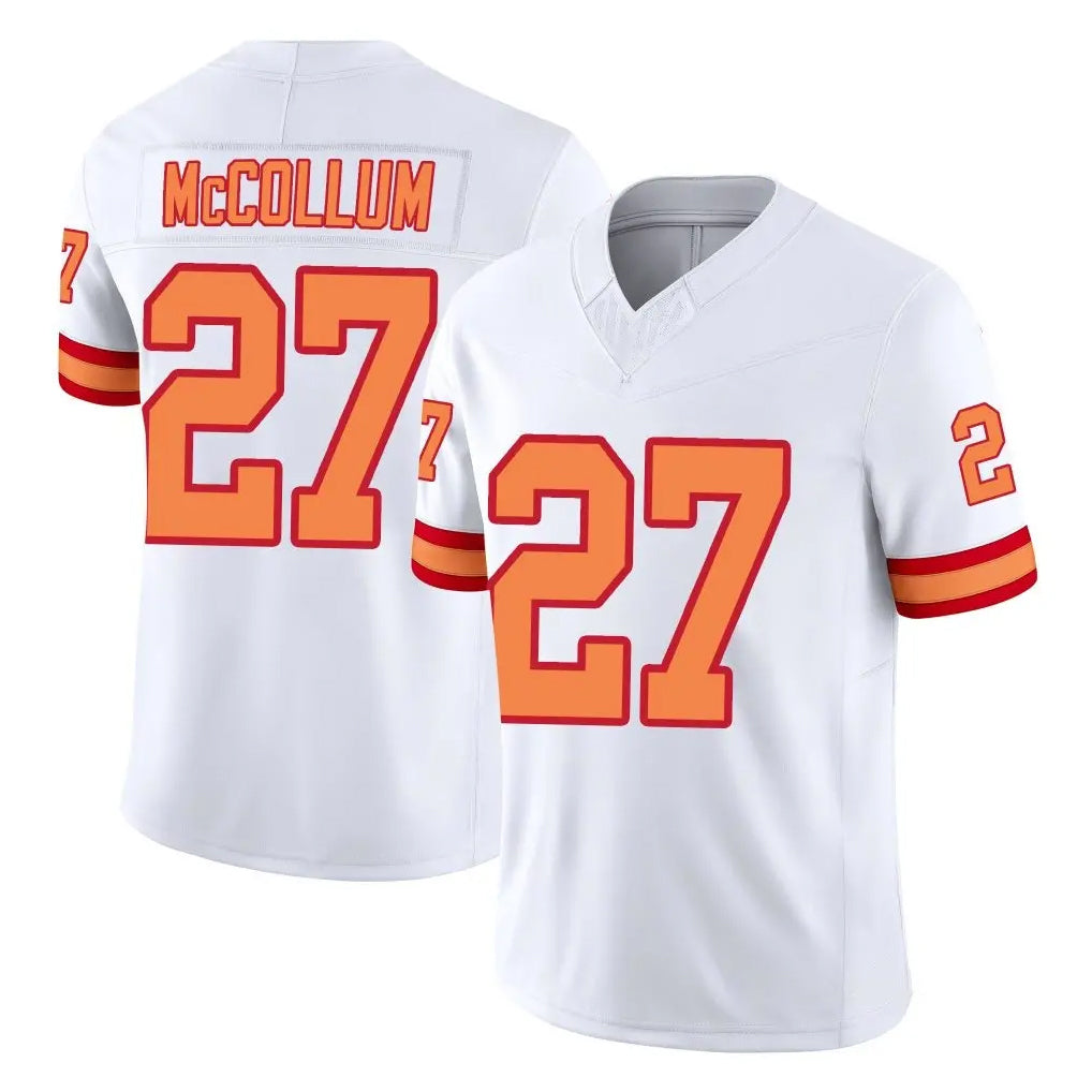 Tuec TB.Buccaneers #27 Zyon McCollum Player White Limited '76 Vapor F.U.S.E. Home Game Stitched Jerseys