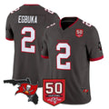 Tuec TB.Buccaneers #2 Emeka Egbuka Player Pewter Limited 2026 Season Vapor F.U.S.E. Home Game Stitched Jerseys