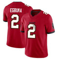 Tuec TB.Buccaneers #2 Emeka Egbuka Player Red Limited Vapor F.U.S.E. Home Game Stitched Jerseys