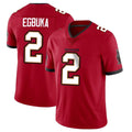 Tuec TB.Buccaneers #2 Emeka Egbuka Player Red Limited Vapor Home Game Stitched Jerseys
