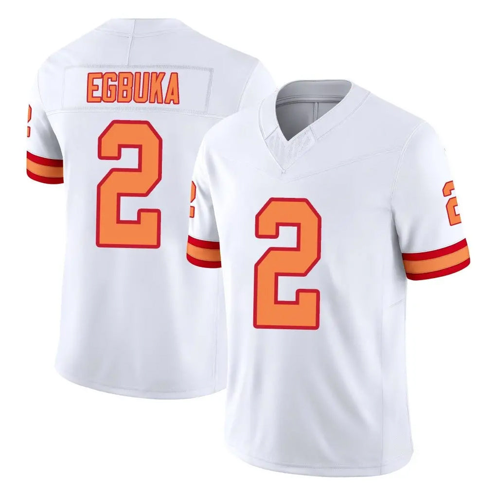 Tuec TB.Buccaneers #2 Emeka Egbuka Player White Limited '76 Vapor F.U.S.E. Home Game Stitched Jerseys