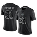 Tuec TB.Buccaneers #31 Antoine Winfield Jr. Player Black Reflective Limited Home Game Stitched Jerseys