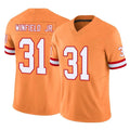 Tuec TB.Buccaneers #31 Antoine Winfield Jr. Player Orange Limited Vapor F.U.S.E. Home Game Stitched Jerseys