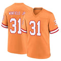 Tuec TB.Buccaneers #31 Antoine Winfield Jr. Player Orange Throwback Home Game Stitched Jerseys