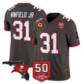 Tuec TB.Buccaneers #31 Antoine Winfield Jr. Player Pewter Limited 2026 Season Vapor F.U.S.E. Home Game Stitched Jerseys