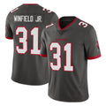 Tuec TB.Buccaneers #31 Antoine Winfield Jr. Player Pewter Limited Alternate Vapor Home Game Stitched Jerseys