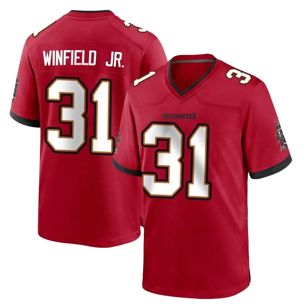 Tuec TB.Buccaneers #31 Antoine Winfield Jr. Player Red Home Game Stitched Jerseys