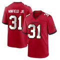 Tuec TB.Buccaneers #31 Antoine Winfield Jr. Player Red Home Game Stitched Jerseys
