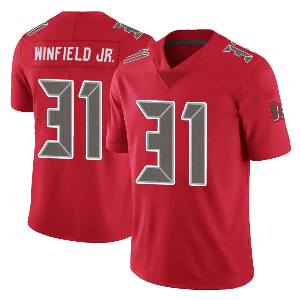 Tuec TB.Buccaneers #31 Antoine Winfield Jr. Player Red Limited Color Rush Home Game Stitched Jerseys