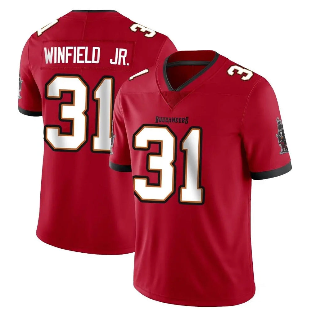 Tuec TB.Buccaneers #31 Antoine Winfield Jr. Player Red Limited Vapor F.U.S.E. Home Game Stitched Jerseys
