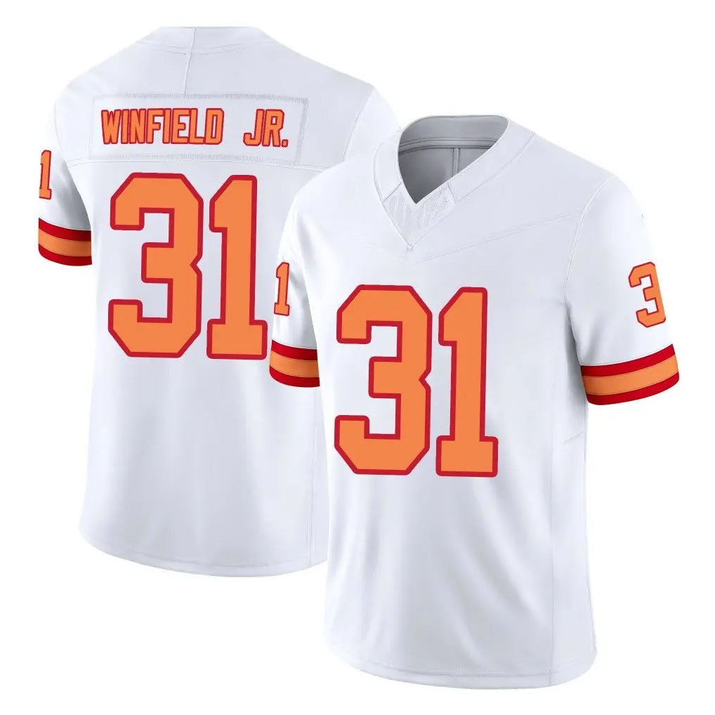 Tuec TB.Buccaneers #31 Antoine Winfield Jr. Player White Limited '76 Vapor F.U.S.E. Home Game Stitched Jerseys