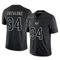 Tuec TB.Buccaneers #34 Alex Anzalone Player Black Reflective Limited Home Game Stitched Jerseys