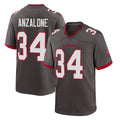 Tuec TB.Buccaneers #34 Alex Anzalone Player Pewter Alternate Home Game Stitched Jerseys