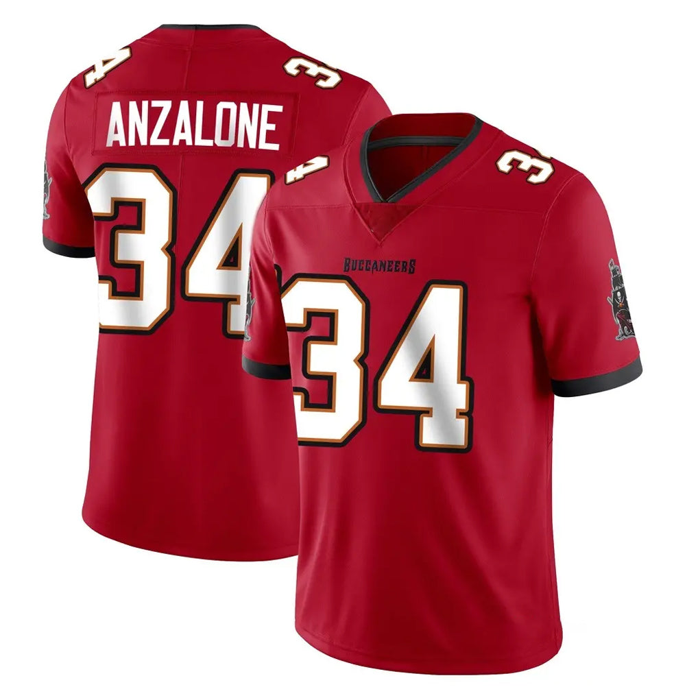 Tuec TB.Buccaneers #34 Alex Anzalone Player Red Limited Vapor Home Game Stitched Jerseys
