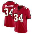 Tuec TB.Buccaneers #34 Alex Anzalone Player Red Limited Vapor Home Game Stitched Jerseys