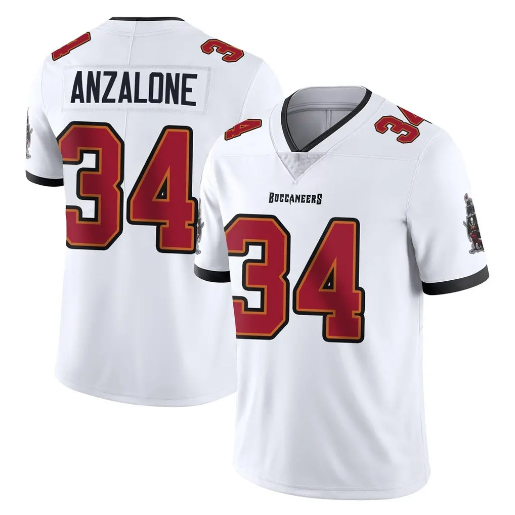 Tuec TB.Buccaneers #34 Alex Anzalone Player White Limited Vapor Untouchable Home Game Stitched Jerseys