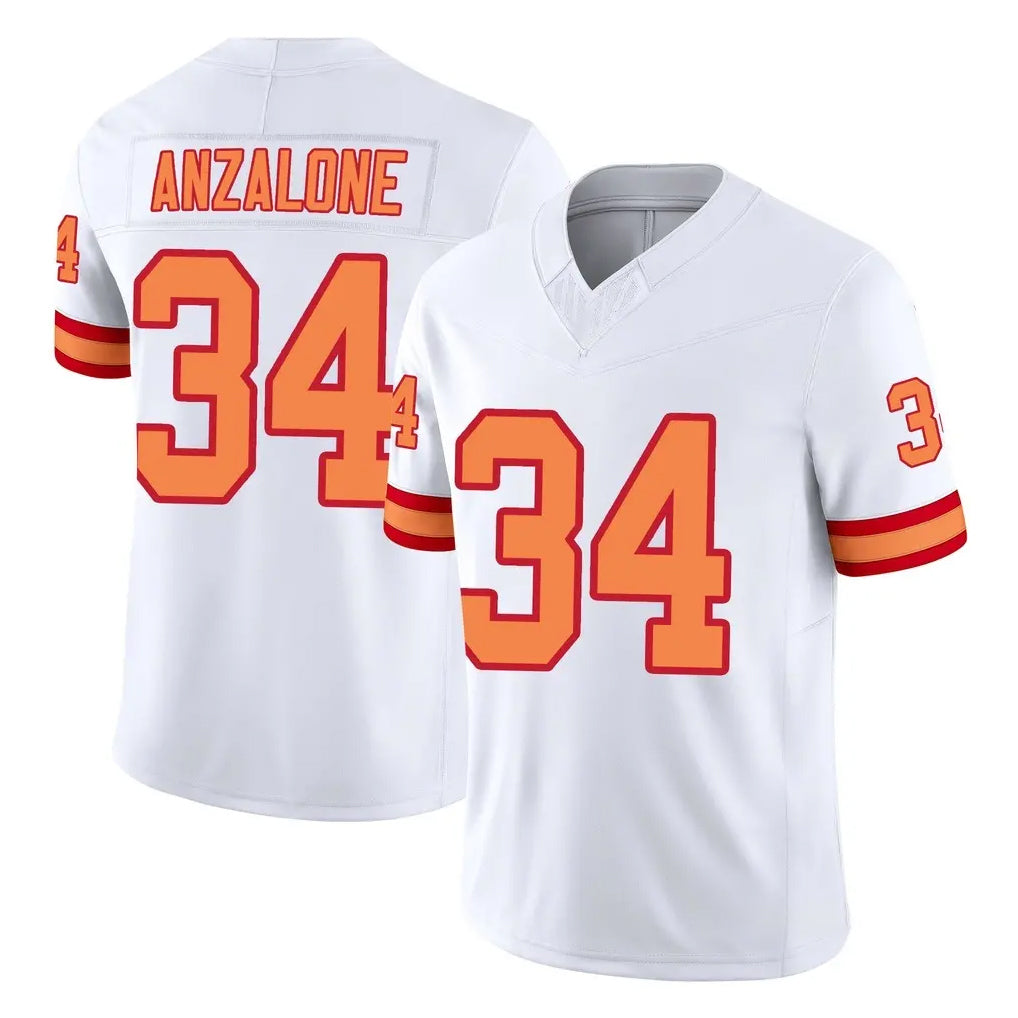 Tuec TB.Buccaneers #34 Alex Anzalone Player White Limited '76 Vapor F.U.S.E. Home Game Stitched Jerseys