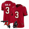 Tuec TB.Buccaneers #3 Rueben Bain Jr. Player Red Limited 2026 Season Vapor F.U.S.E. Home Game Stitched Jerseys