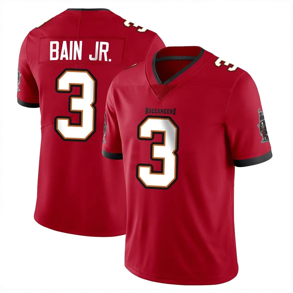 Tuec TB.Buccaneers #3 Rueben Bain Jr. Player Red Limited Vapor F.U.S.E. Home Game Stitched Jerseys