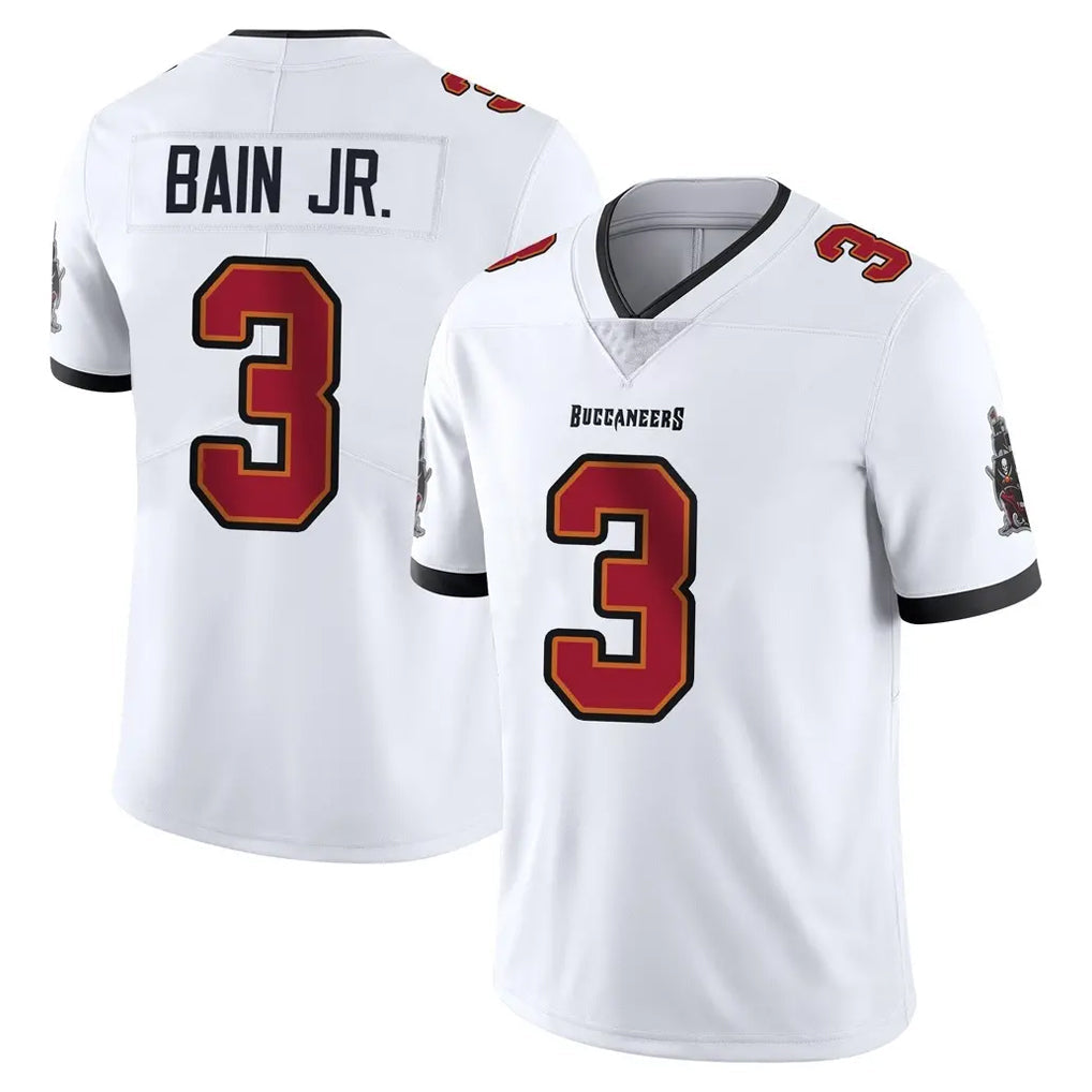 Tuec TB.Buccaneers #3 Rueben Bain Jr. Player White Limited Vapor Untouchable Home Game Stitched Jerseys